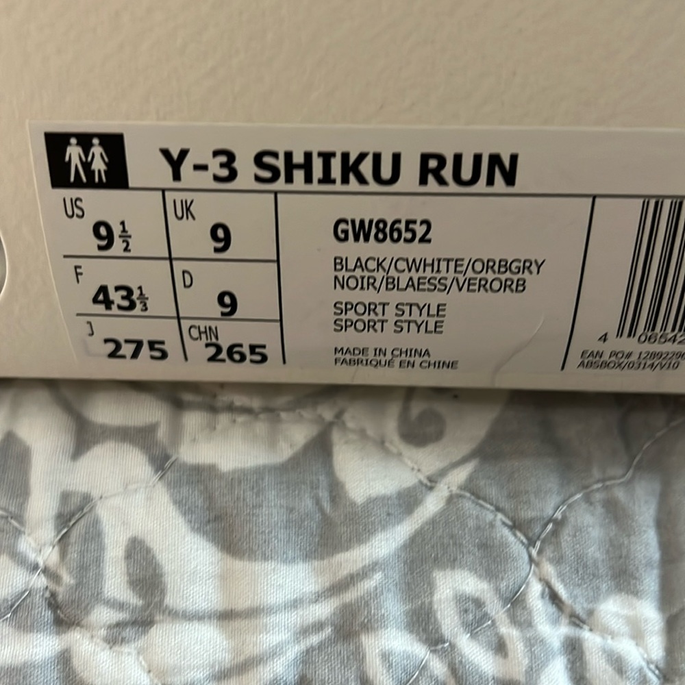 Adidas Y3 shiku run